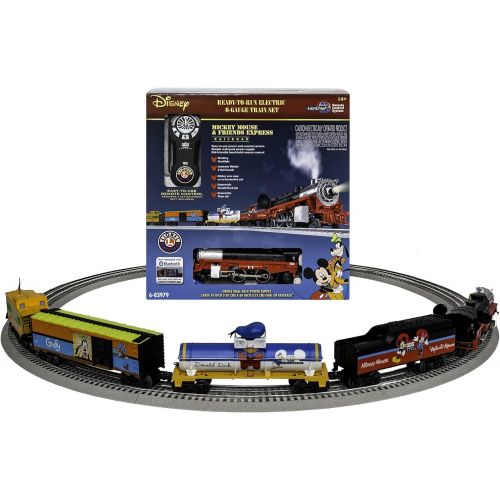  Lionel Disney Mickey & Friends Express LionChief 2 4 2 Set with Bluetooth Capability, Electric O Gauge Model Train Set with Remote