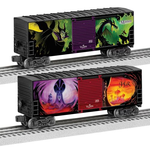  Lionel Disneys Villians Hi-Cube Boxcar (2 Pack)