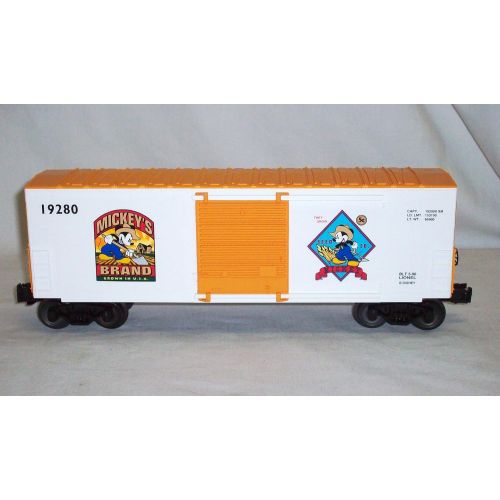  Lionel 6-19280 Mickeys Brand Wheat Hi Cube Boxcar 1996 Disney O gauge Mouse 3rl