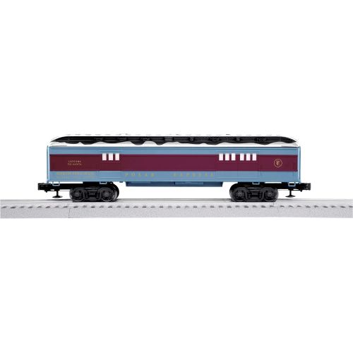  Lionel 684605 The Polar Express Baggage Car, O Gauge, Blue, Red, Black, White, Gold