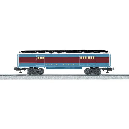  Lionel 684605 The Polar Express Baggage Car, O Gauge, Blue, Red, Black, White, Gold