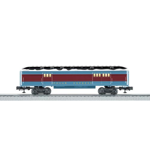  Lionel 684605 The Polar Express Baggage Car, O Gauge, Blue, Red, Black, White, Gold