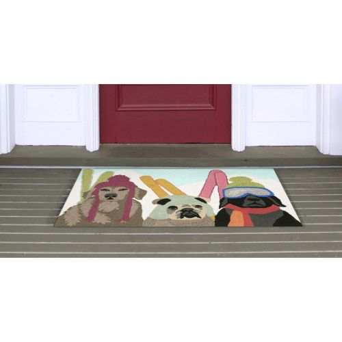  Liora Manne FT023A52244 Whimsy Snow Troopers Rug, Indoor/Outdoor, Scatter Size, Multicolored