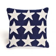 Liora Manne Whimsy Spangle Indoor/Outdoor Pillow, 18 x 18, Blue