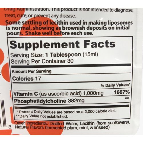  Lipo Naturals Liposomal Vitamin C (2-Pack) | 60 Doses (30 ounces) | China-Free | No Artificial Preservatives | No Soy | Non-GMO | Made in U.S.A | Maximum Encapsulated Vitamin C for
