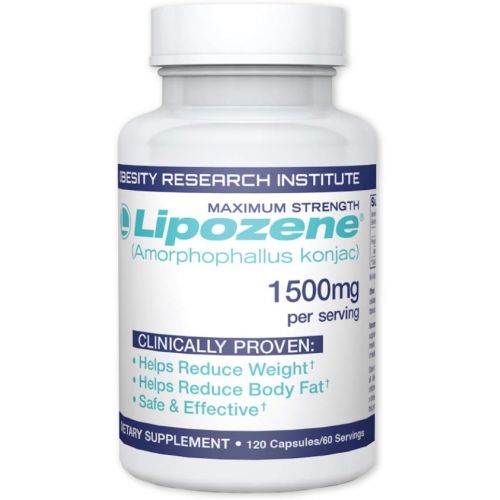  Lipozene MEGA Bottle - 120 Capsules - Largest Size Available - Appetite Suppressant and Control