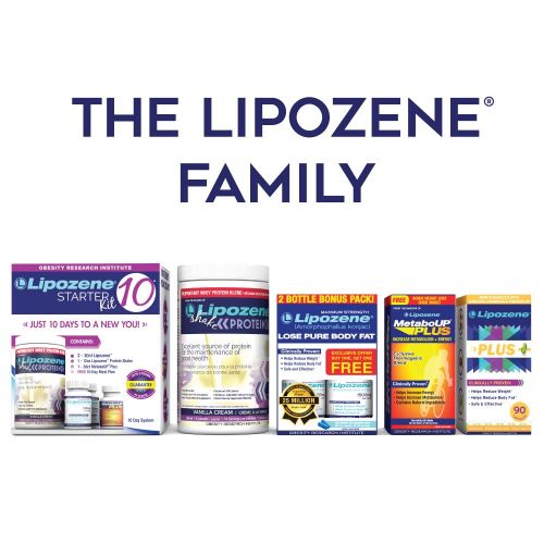  Lipozene MEGA Bottle - 120 Capsules - Largest Size Available - Appetite Suppressant and Control