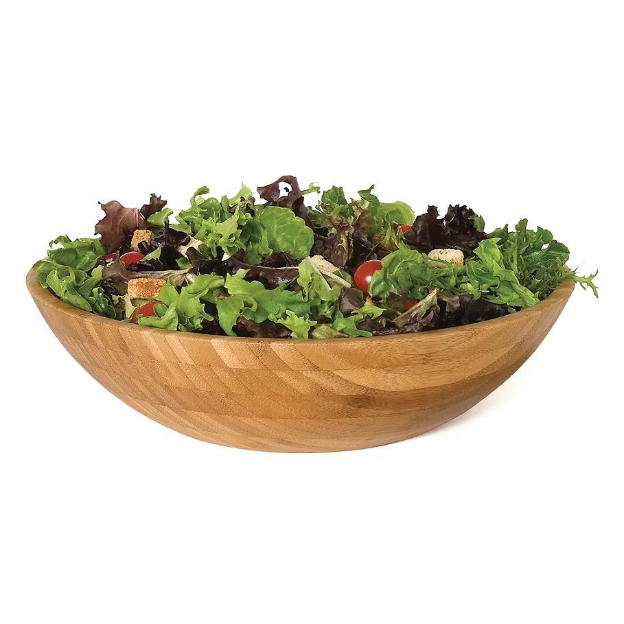  Lipper International Bamboo Mezzaluna Salad Bowl