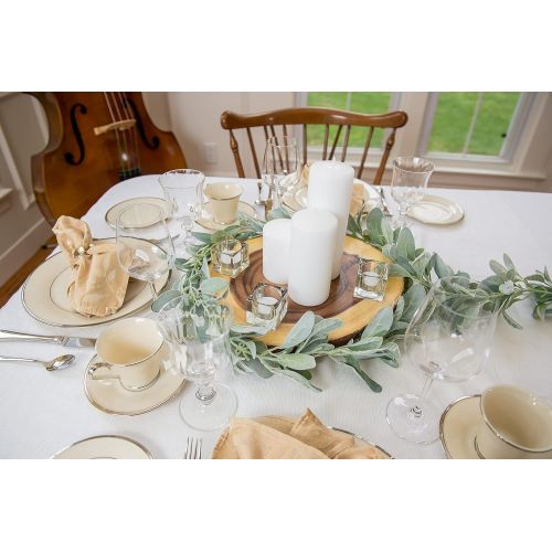  Lipper International Acacia Tree Bark Footed Server for Cheese, Crackers, and Hors Doeuvres, Large