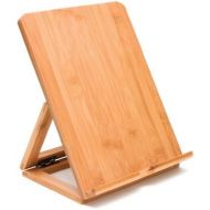 Lipper International 1886 Bamboo Wood Folding Stand for iPad, Samsung, Nexus, Nintendo Switch, and Other Tablets