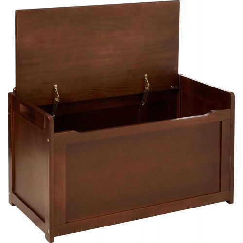  [아마존베스트]Lipper International Childs Toy Chest, 33.25 W x 17.75 D x 24.5 H, Walnut Finish