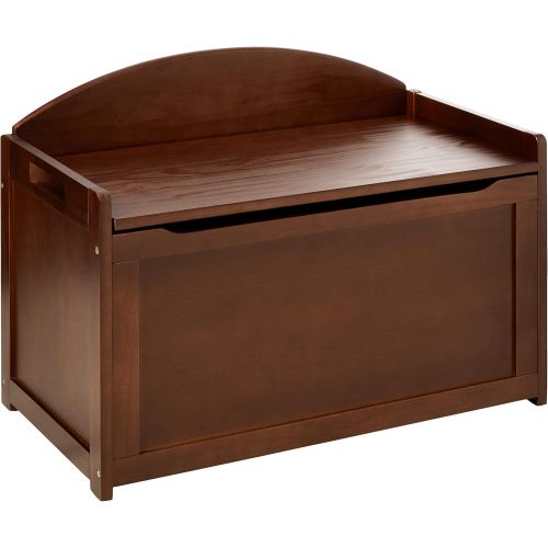  [아마존베스트]Lipper International Childs Toy Chest, 33.25 W x 17.75 D x 24.5 H, Walnut Finish