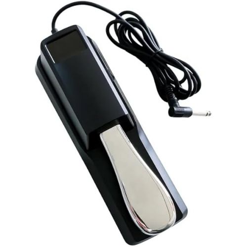  Liquid Audio Deluxe Keyboard Sustain Pedal - Universal Pedal Ideal for Yamaha, Casio, Roland, Korg, Behringer, Moog Keyboards - Includes Polarity Switch, 1/4