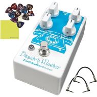 EarthQuaker Devices Dispatch Master® Digital Delay & Reverb Bundle w/2x Strukture S6P48 Woven Right Angle Patch Cables, 12x Guitar Picks and Liquid Audio Polishing Cloth