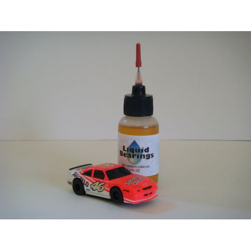  [아마존베스트]Liquid Bearings, 100%-synthetic oil for all HO scale slot cars, makes cars faster!!