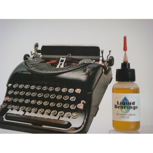  [아마존베스트]Liquid Bearings THE BEST 100%-synthetic oil for any typewriter, restores sticky or frozen keys, makes them smoother and quieter!!