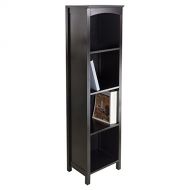 Liquid Pack Solutions Standard Bookcase This 5 Tier Storage Shelf is a Beautiful Example of Style Meeting Fuctionality Use as a Bookcase or Add Baskets and Turn into a Storage Shel