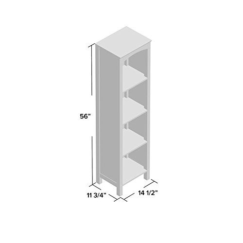  Liquid Pack Solutions Standard Bookcase This 5 Tier Storage Shelf is a Beautiful Example of Style Meeting Fuctionality Use as a Bookcase or Add Baskets and Turn into a Storage Shel