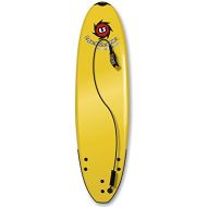 Liquid Shredder Element Soft Surfboard, 58, Yellow