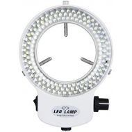 [아마존베스트]Liseng 144LEDs Ring Light for Microscope Microscope Lamp Light 6000K 0-100% Adjustable White