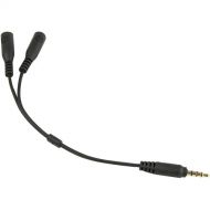 Listen Technologies LA-436 Mic Input & Headphone Output Splitter Cable for LK-1