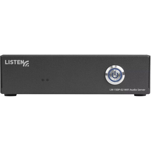  Listen Technologies LW-150P-02-D Listen Everywhere 2-Channel Wi-Fi Server with Dante