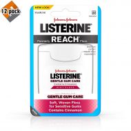 Listerine Gentle Gum Care Interdental Floss for Sensitive Gums, Oral Care, Mint, 50 Yards (Pack Of 6), 2 Pack