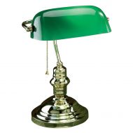 Lite Source Banker Desk Lamp - Polished Brass