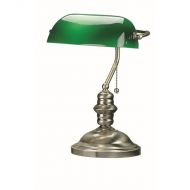 Lite Source Banker Desk Lamp - Antique Brass