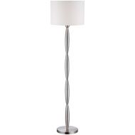 Lite Source Ls-82336 Cira Floor Lamp, 14 x 14 x 56, Polished SteelOff-White