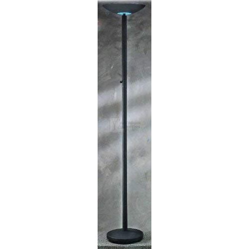  Lite Source LS-80910BLK Basic II 72-Inch 180-Watt Halogen Torchiere Floor Lamp, Black