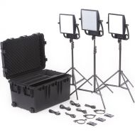 Litepanels Astra Bi-Color LED Traveler Trio Kit (Gold Mount)