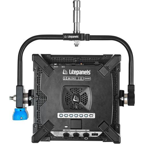  Litepanels Gemini 1x1 Hard RGB LED Light Panel (Pole-Operated Yoke, Bare Ends Power Cord)