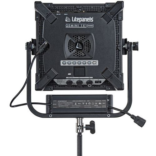  Litepanels Gemini 1x1 Hard RGB LED Light Panel (Standard Yoke, US Power Cord)