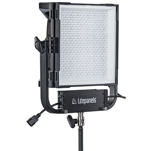  Litepanels Gemini 1x1 Hard RGB LED Light Panel (Standard Yoke, US Power Cord)