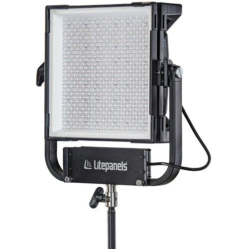  Litepanels Gemini 1x1 Hard RGB LED Light Panel (Standard Yoke, US Power Cord)