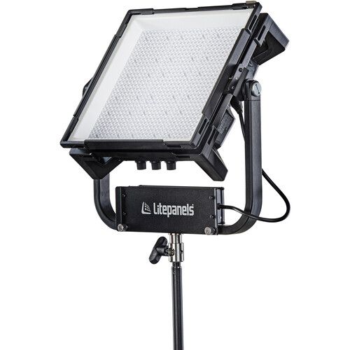  Litepanels Gemini 1x1 Hard RGB LED Light Panel (Standard Yoke, EU Power Cord)