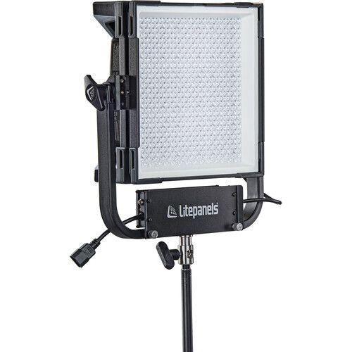  Litepanels Gemini 1x1 Hard RGB LED Light Panel (Standard Yoke, EU Power Cord)