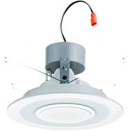 Lithonia Lighting 6SL RD 07LM 2700K 90CRI MW 6-Inch Dimmable LED Retrofit Module with Integrated Wireless Bluetooth Speaker, 27000 Lumens, 120 V730 olts, 13 Watts, Wet Listed, Matt