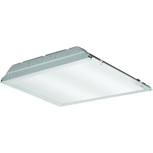  Lithonia Lighting 2GTL2 3300LM LP835 Contractor Select 2-Foot By 2-Foot White LED Lay-In Troffer with Prismatic Lens 3500K 3300 Lumens