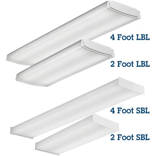  Lithonia Lighting LBL4 Lighting Fixture, 4-Foot, 3000K-Bright White