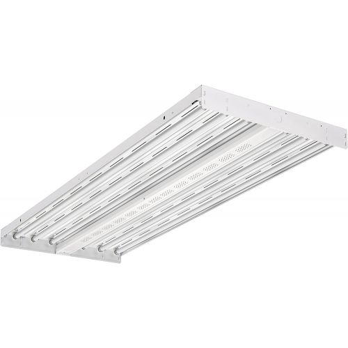  Lithonia Lighting IBZT5 6 6-Light T5HO Contractor Select Fluorescent High Bay, White