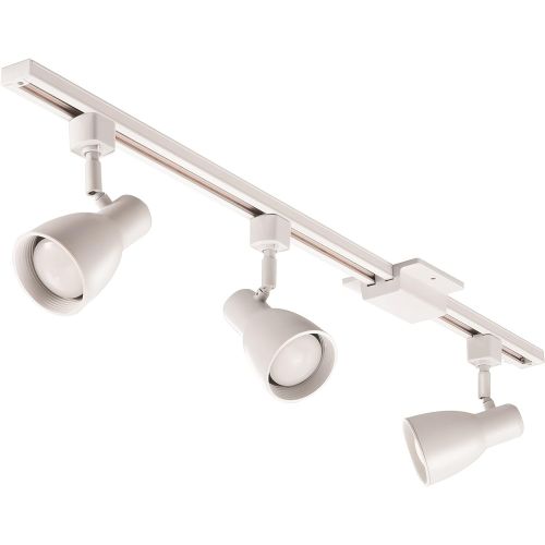  Lithonia Lighting LTKSTBF BR20 LED 27K MW M4 3-Light step Baffle Track Kit, 24W, 1500 lm, White