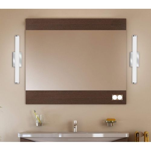  Lithonia Lighting FMVCAL 36-Inch MVOLT 3000K 90CRI BN M4 Contemporary Square Vanity, 1900 Lumens, 120 Volts, 26 Watts, Damp Listed, Brushed Nickel