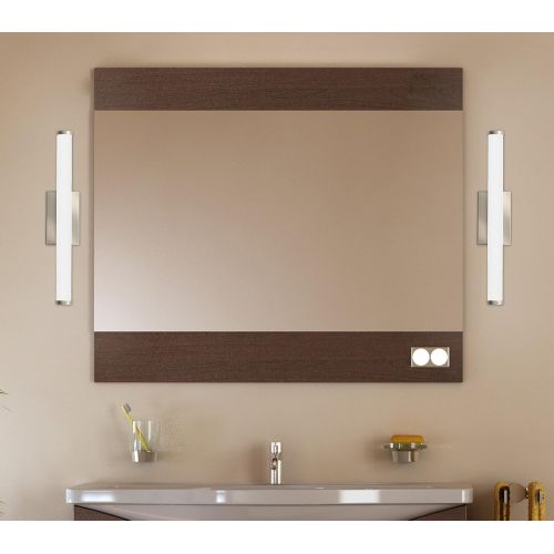  Lithonia Lighting FMVCAL 36-Inch MVOLT 3000K 90CRI BN M4 Contemporary Square Vanity, 1900 Lumens, 120 Volts, 26 Watts, Damp Listed, Brushed Nickel