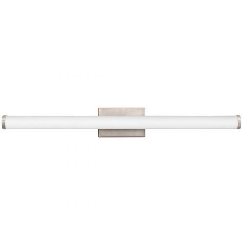  Lithonia Lighting Contemporary Cylinder 3K LED Vanity Light, 2-Foot, Brushed Nickel