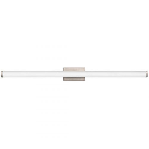  Lithonia Lighting Contemporary Cylinder 3K LED Vanity Light, 2-Foot, Brushed Nickel