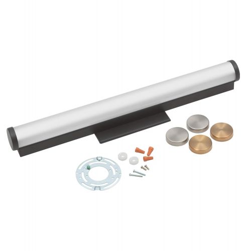  Lithonia Lighting Contemporary Cylinder 3K LED Vanity Light, 2-Foot, Brushed Nickel