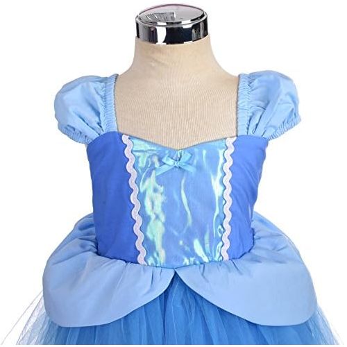  Lito Angels Princess Dress Up Costumes for Toddler Girls Halloween Christmas Fancy Party with Accessories