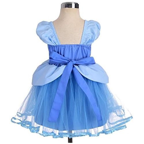  Lito Angels Princess Dress Up Costumes for Toddler Girls Halloween Christmas Fancy Party with Accessories